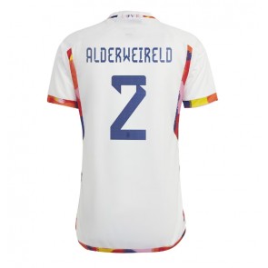 Belgien Toby Alderweireld #2 Bortatröja VM 2022 Kortärmad